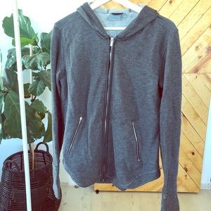 Charcoal Grey Zip up hoodie